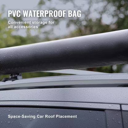 6.6 Ft. X 8.2 Ft. Retractable Car Side Awning PU3000 Mm UV50+ Waterproof Vehicle Awning with Adjustable Height