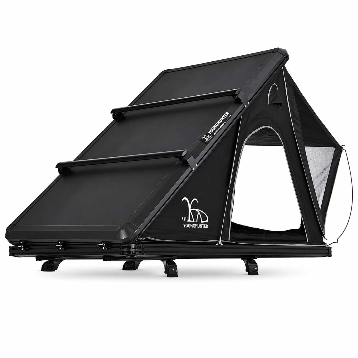 4X4 Camping Car Truck Pop up Triangle Hardshell Rooftop Tent