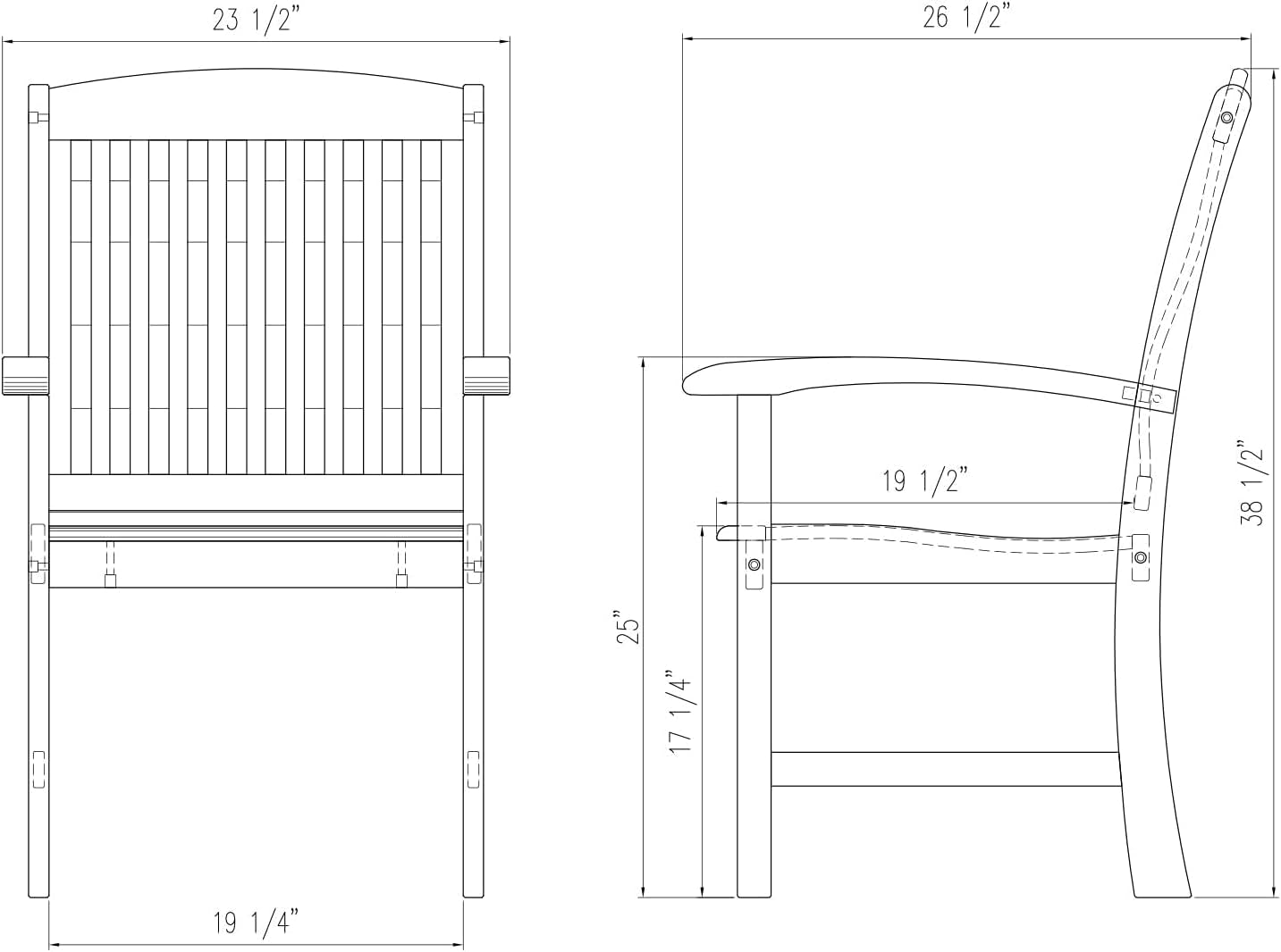 Caterina Teak Wood 6-Piece Outdoor Dining Set with Backless Bench, Navy